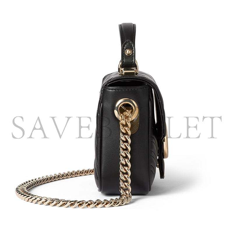GUCCI GG MARMONT MINI TOP HANDLE BAG 811238 (17*13*6cm)